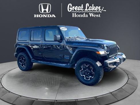 Used 2021 Jeep Wrangler Unlimited Rubicon 4xe w/ Cold Weather Group AWD/4WD image 7