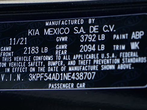 Used 2022 Kia Forte GT-Line w/ GT-Line Premium Package FWD image 50