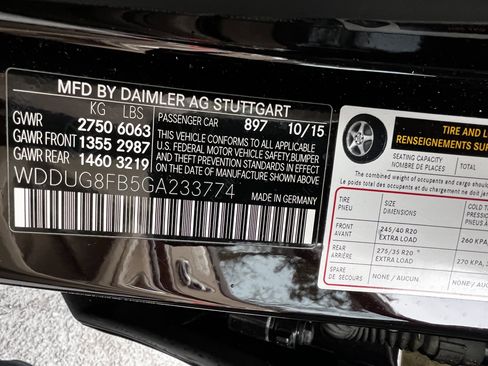 Used 2016 Mercedes-Benz S 550 4MATIC Sedan image 46