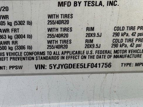 Used 2020 Tesla Model Y Long Range AWD/4WD image 13