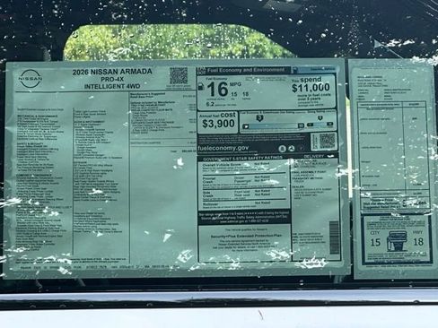 New 2026 Nissan Armada PRO-4X w/ Captain's Chari Seat Package image 9