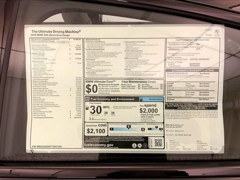 New 2026 BMW 228i xDrive w/ Technology Package AWD/4WD image 12
