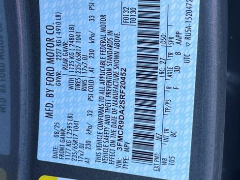 New 2025 Ford Bronco Sport Badlands w/ Sasquatch Badlands Package image 24