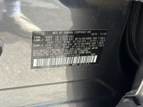 Certified 2026 Subaru Ascent Limited AWD/4WD image 30
