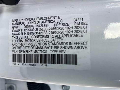 Used 2021 Honda Pilot Black Edition image 30