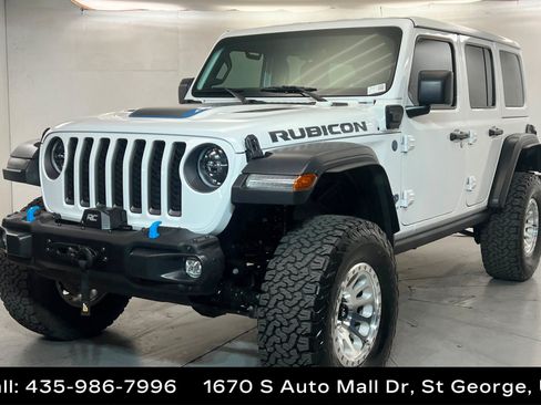 Used 2023 Jeep Wrangler Unlimited Rubicon 4xe w/ Steel Bumper Group AWD/4WD image 1