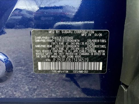 New 2026 Subaru Outback Touring XT AWD/4WD image 12