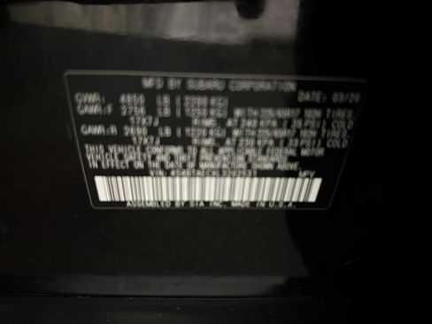 Certified 2020 Subaru Outback Premium w/ Popular Package #1 image 38