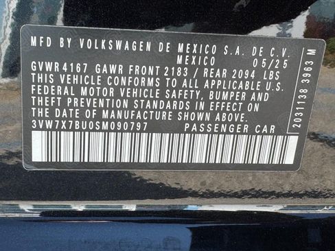 Used 2025 Volkswagen Jetta SE FWD image 27