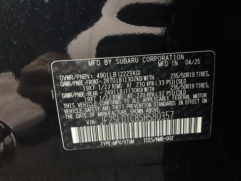 Used 2025 Subaru Forester Touring w/ Protection Package image 5