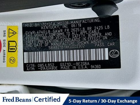 Used 2019 Lexus ES 350 Luxury image 34