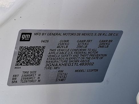 New 2026 Chevrolet Equinox LT FWD image 17