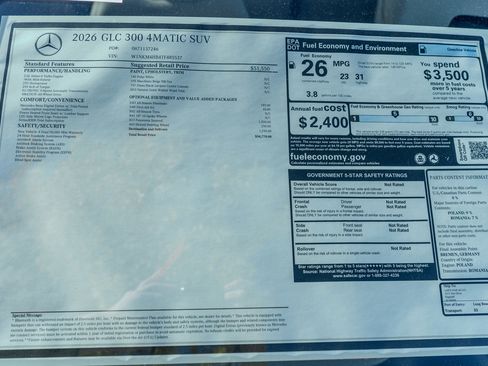 New 2026 Mercedes-Benz GLC 300 4MATIC image 35