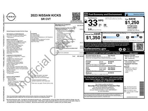 Used 2023 Nissan Kicks SR w/ SR Premium Package FWD image 8