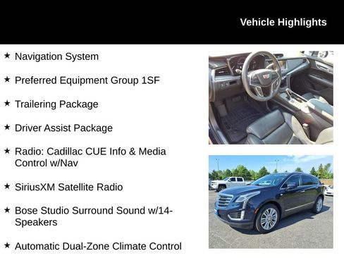 Used 2017 Cadillac XT5 Premium Luxury w/ Driver Assist Package AWD/4WD image 6