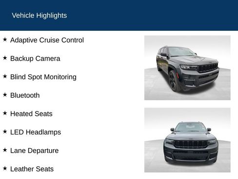 Used 2023 Jeep Grand Cherokee L Limited w/ Black Appearance Package image 2