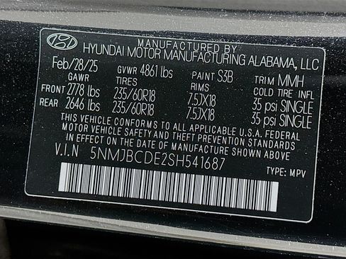 Used 2025 Hyundai Tucson SEL AWD/4WD image 12