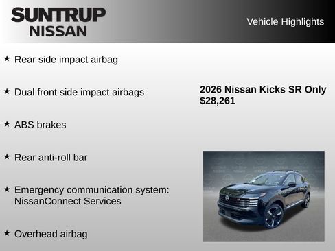 Used 2026 Nissan Kicks SR w/ Cold Weather Package AWD/4WD image 23