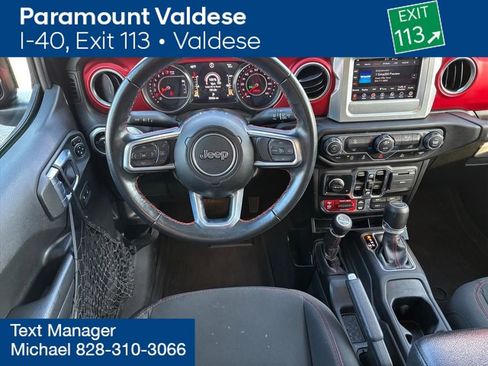 Used 2021 Jeep Gladiator Rubicon w/ Auxiliary Switch Group image 13