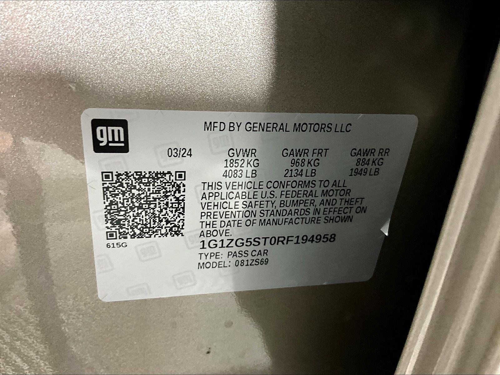 Used 2024 Chevrolet Malibu RS FWD image 19