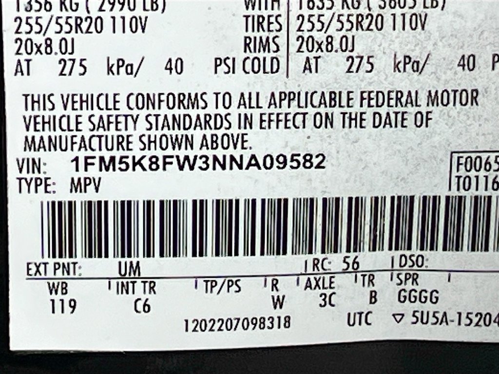 Used 2022 Ford Explorer Limited w/ Hybrid Equipment Group 310A AWD/4WD image 36