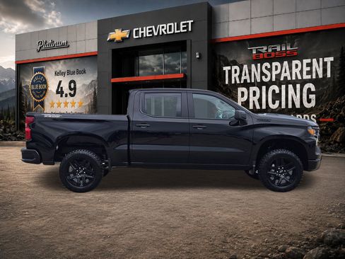 New 2026 Chevrolet Silverado 1500 Custom Trail Boss w/ LPO, Dark Essentials Package AWD/4WD image 7