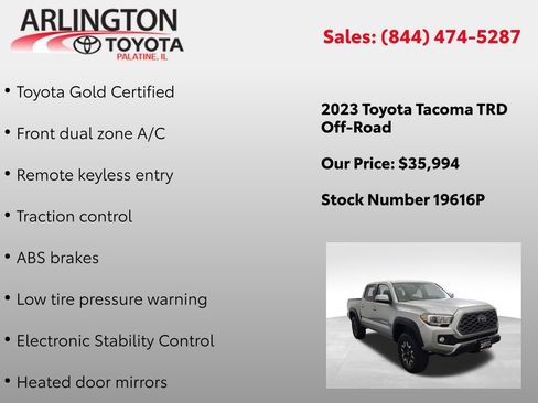 Used 2023 Toyota Tacoma TRD Off-Road image 4