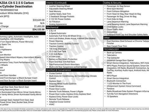 Used 2025 MAZDA CX-5 Carbon Edition AWD/4WD image 25