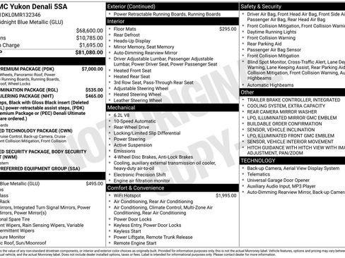 Used 2021 GMC Yukon Denali w/ Denali Premium Package image 9