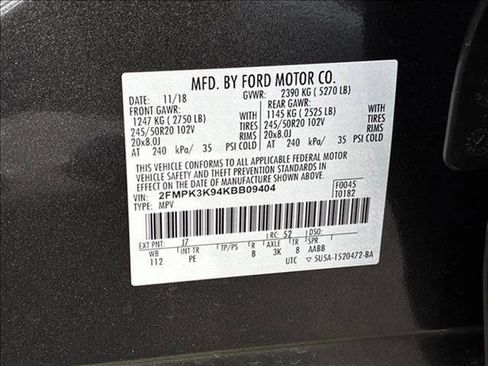 Used 2019 Ford Edge Titanium w/ Equipment Group 301A image 15