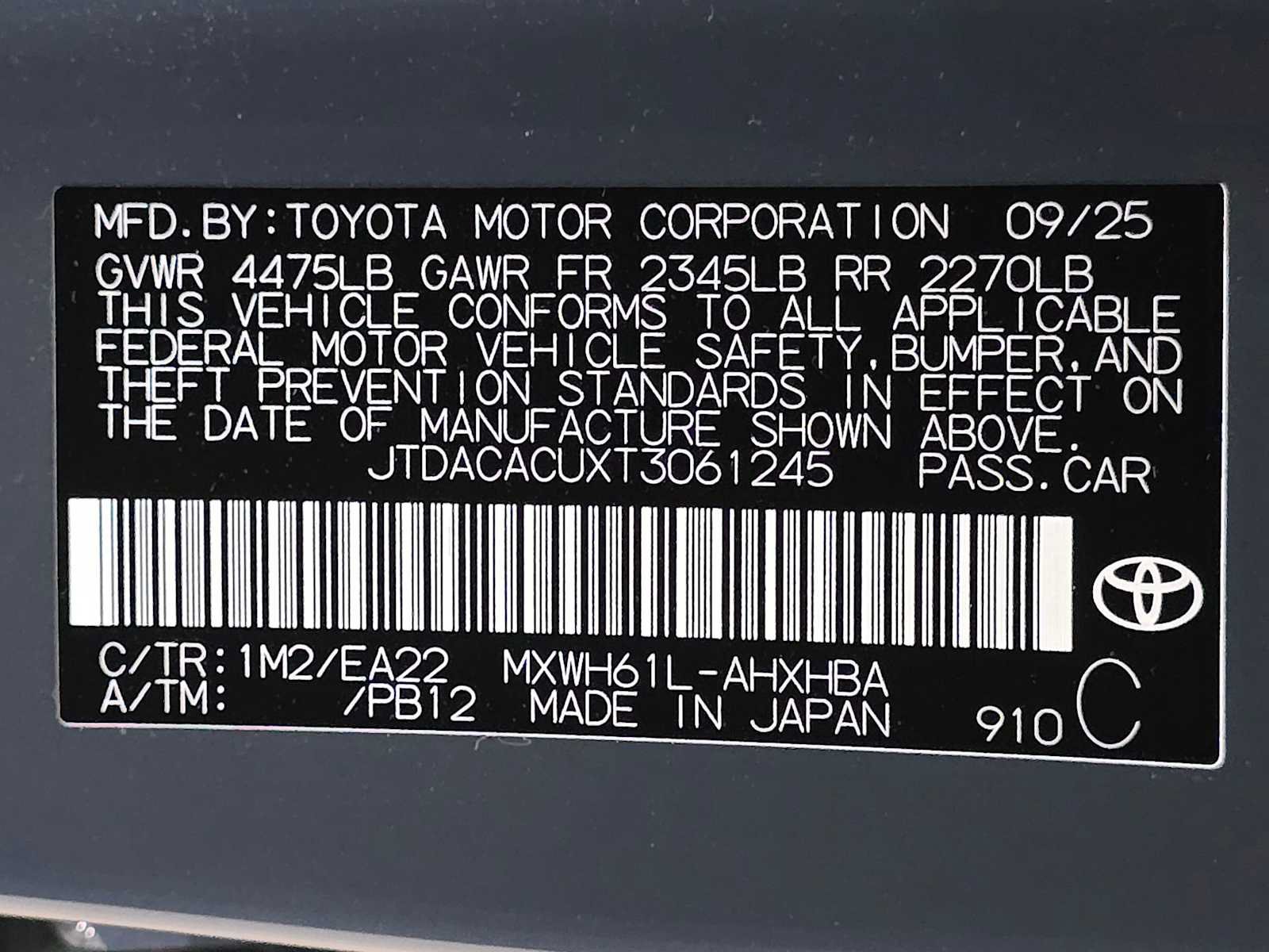 New 2026 Toyota Prius Plug-In Hybrid w/ Limited Premium Package FWD image 29