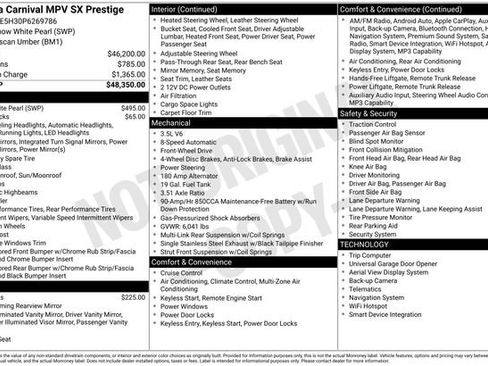 Used 2023 Kia Carnival SX Prestige image 10