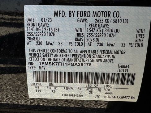 Used 2023 Ford Explorer Limited w/ Limited Technology Package image 36