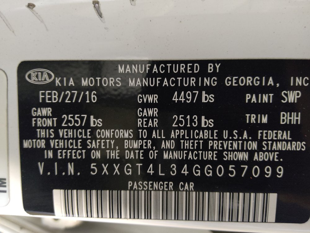 Used 2016 Kia Optima LX w/ LX Convenience Package FWD image 33