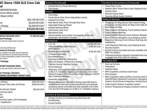 Used 2024 GMC Sierra 1500 SLE w/ X31 Off-Road Package AWD/4WD image 19