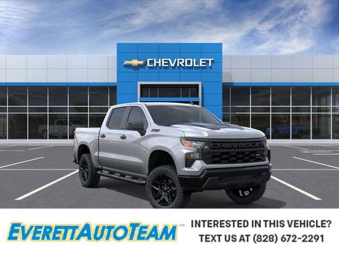 New 2026 Chevrolet Silverado 1500 Custom Trail Boss w/ Dark Appearance Package image 1