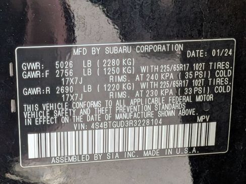 Used 2024 Subaru Outback Wilderness AWD/4WD image 40