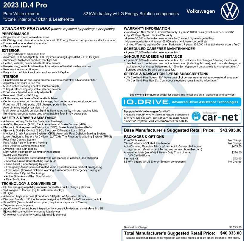 Used 2023 Volkswagen ID.4 Pro RWD image 3