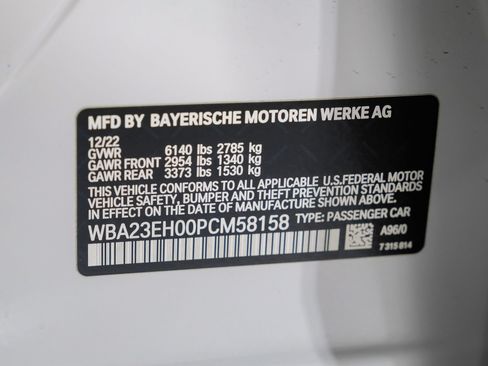 Used 2023 BMW 740i w/ Parking Assistance Package RWD image 59