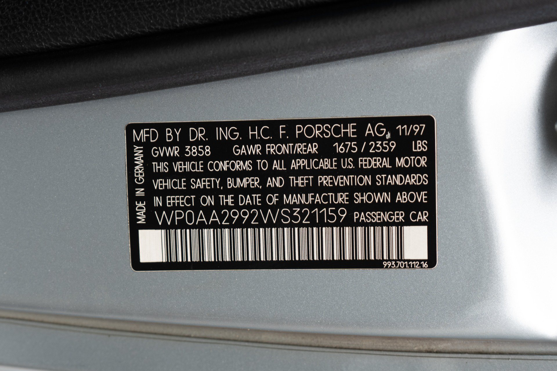 Used 1998 Porsche 911 Carrera 4S AWD/4WD image 19