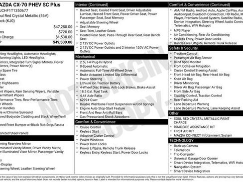 New 2026 MAZDA CX-70 SC AWD/4WD image 26
