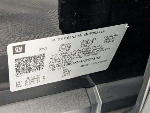 Used 2021 Chevrolet Tahoe Premier image 37