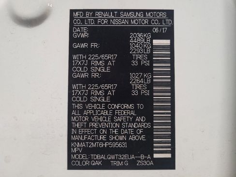 Used 2017 Nissan Rogue SV image 33