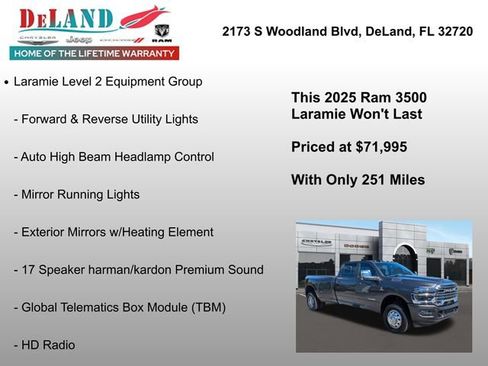 Used 2025 RAM 3500 Laramie image 24