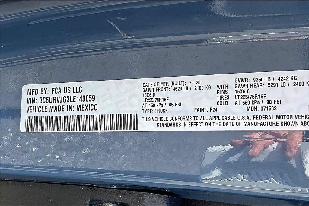 Used 2020 RAM ProMaster 3500 FWD image 18