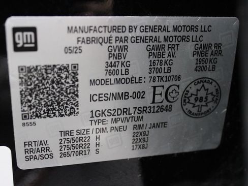 Used 2025 GMC Yukon Denali w/ Denali Reserve Package AWD/4WD image 80