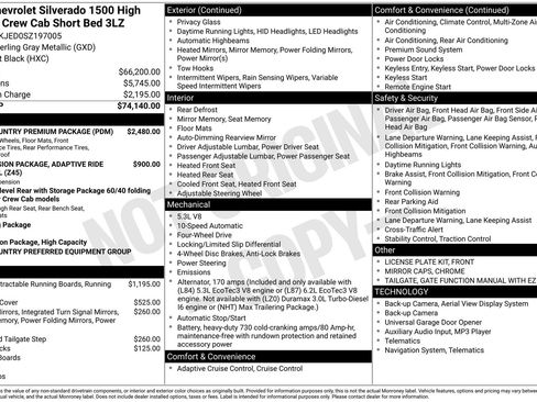 Used 2025 Chevrolet Silverado 1500 High Country w/ High Country Premium Package image 31