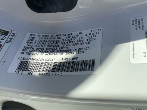 Used 2015 Honda CR-V EX-L image 10