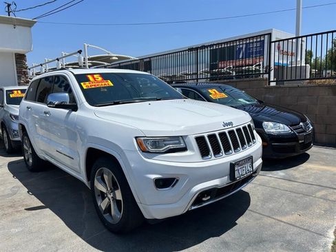 Used 2015 Jeep Grand Cherokee Overland w/ Advanced Technology Group RWD image 7