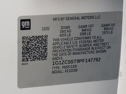 Used 2023 Chevrolet Malibu LS w/ Driver Confidence Package FWD image 33